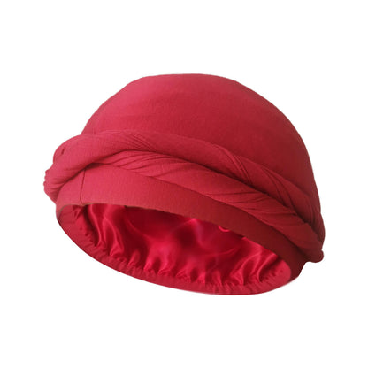 Burgundy - Upgraded Halo Turban