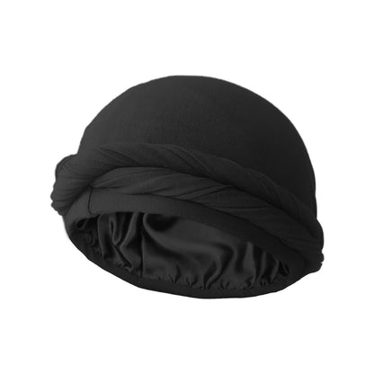 Black - Upgraded Halo Turban