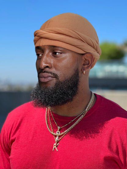 Tan - Upgraded Halo Turban